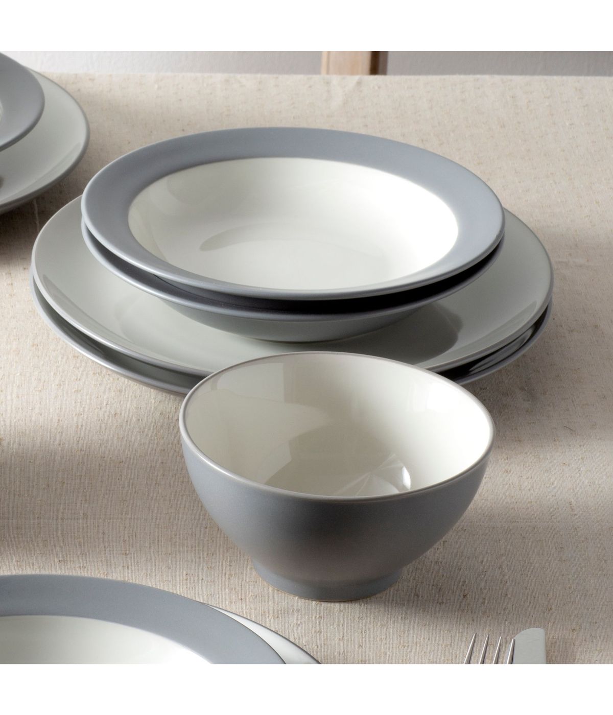  Noritake Colorwave Set of 4 Rice Bowls - Slate - Bonton