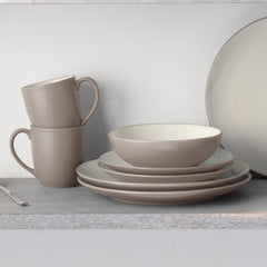 Colorwave 16-Piece Coupe Dinnerware Set, Service for 4