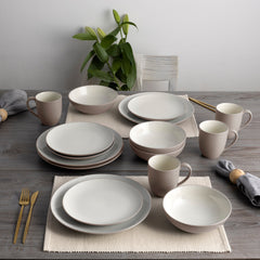 Colorwave 16-Piece Coupe Dinnerware Set, Service for 4