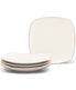  Noritake Colorwave Set of 4 Square Dinner Plates - Sand - Bonton