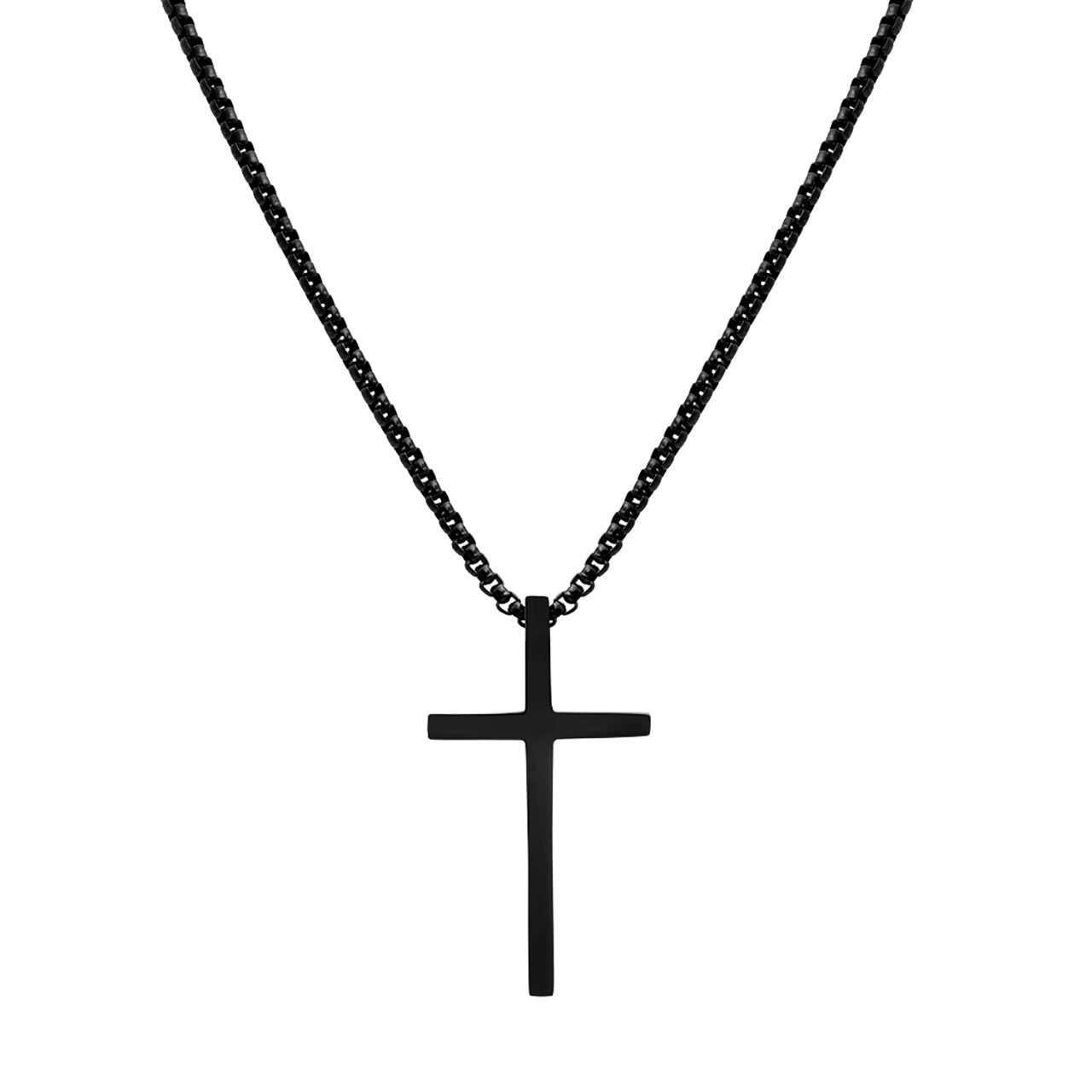  Gemesis Jewels by Edforce Cross Pendant Necklace - Silver - Bonton