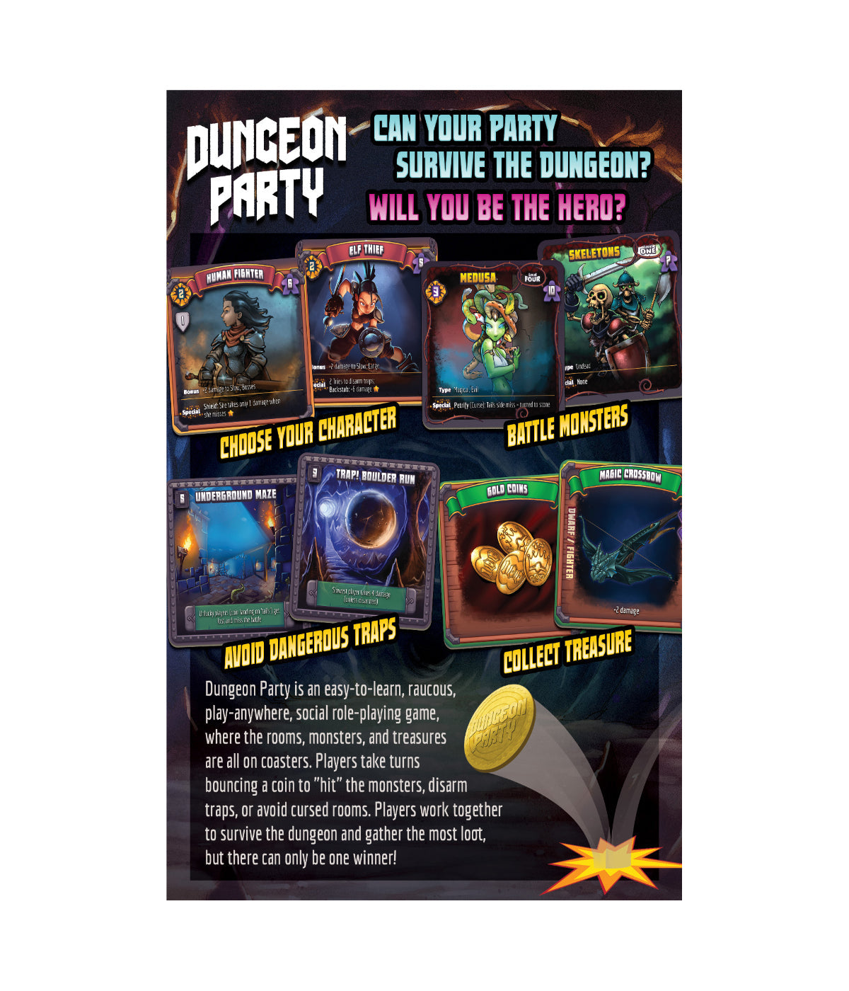  Dungeon Party - Starter Set Multi - Multi - Bonton