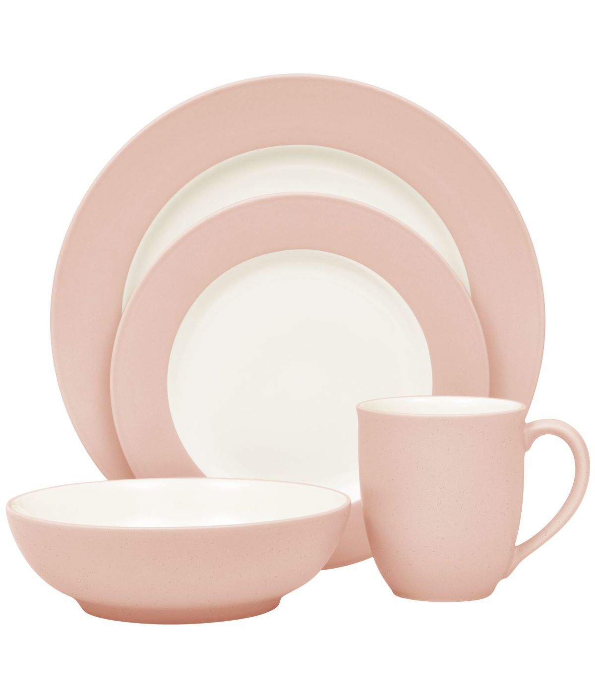  Noritake Colorwave 4 Piece Rim Place Setting - Pink - Bonton