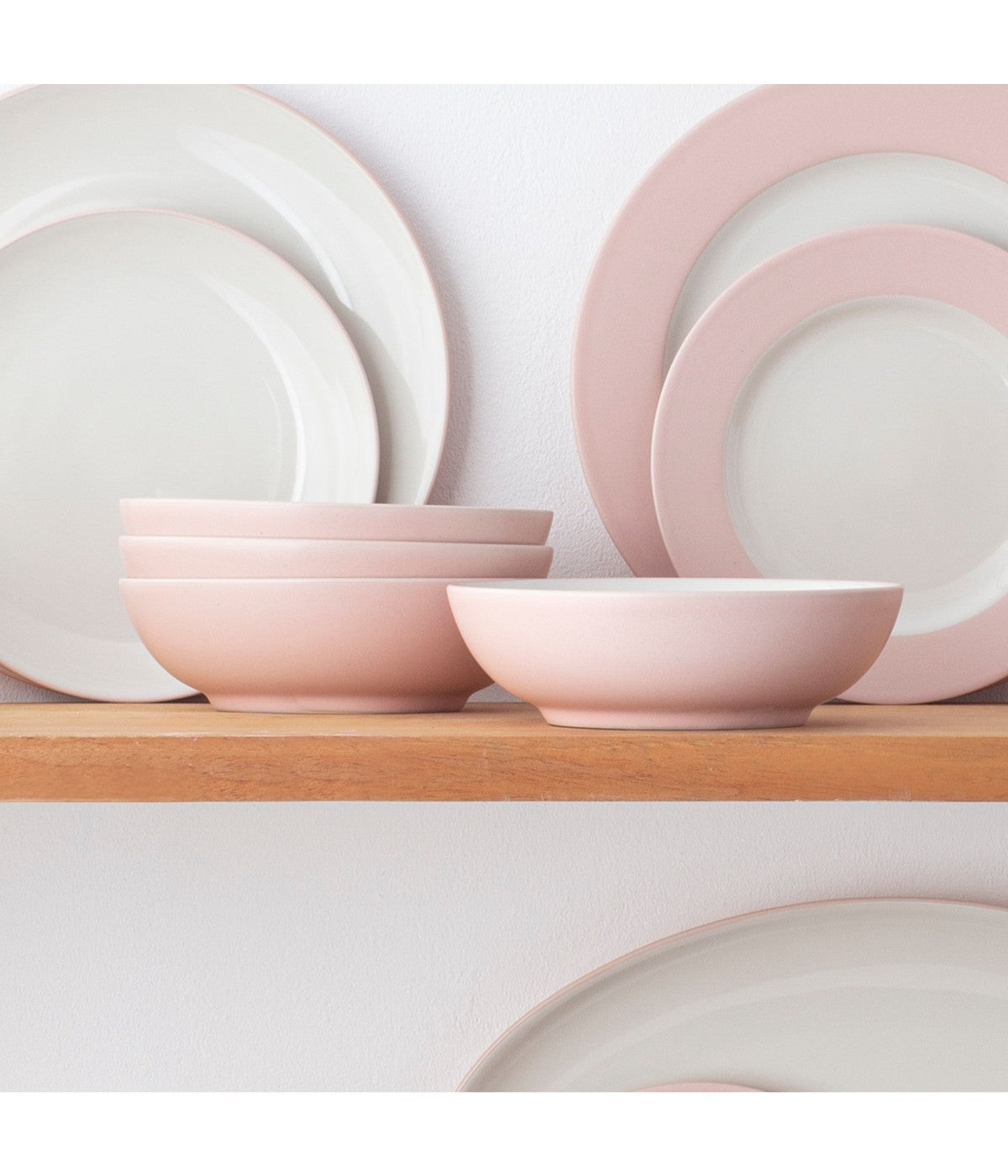  Noritake Colorwave Set of 4 Soup/Cereal Bowls - Pink - Bonton