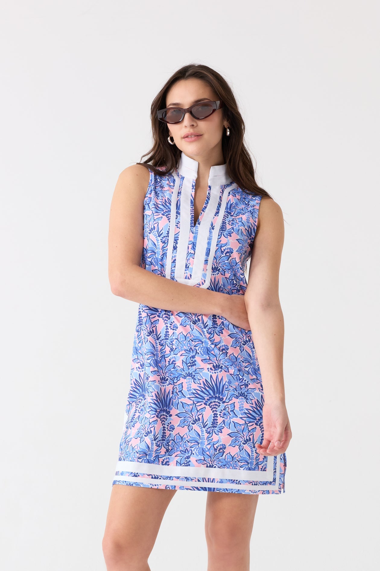  Cabana Life Palm Beach Sleeveless Tunic Dress - XS - Bonton