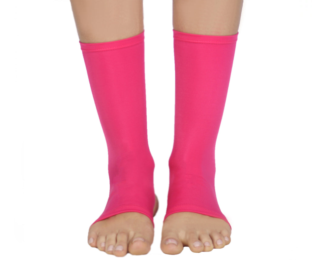  InstantFigure InstantFigure Unisex High Compression Ankle Sleeves AL60021 - Black - Bonton