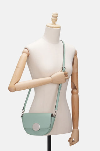Oryany - Lottie Saddle Crossbody Small Handbags - Dusty Mint / One Size