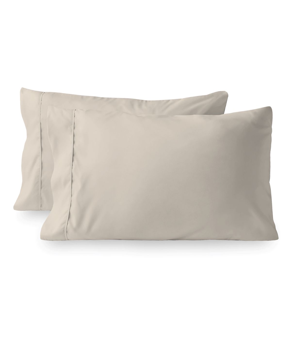 Cotton 400TC Percale Pillowcases Set of 2 Ivory