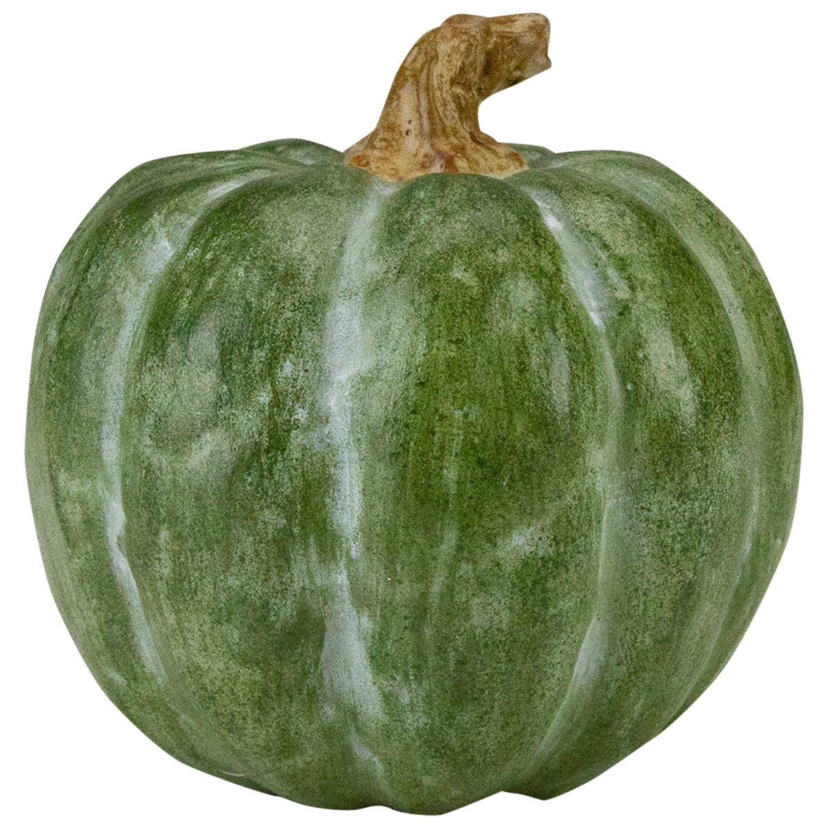  Northlight Set of 6 Boxed Green  White and Orange Thanksgiving Pumpkin Decorations - Default Title - Bonton