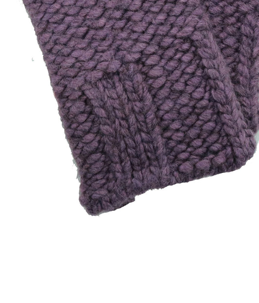 Chunky Fingerless Gloves Amethist