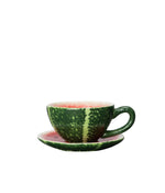 Byon By Widgeteer Cup And Plate Watermelon Red