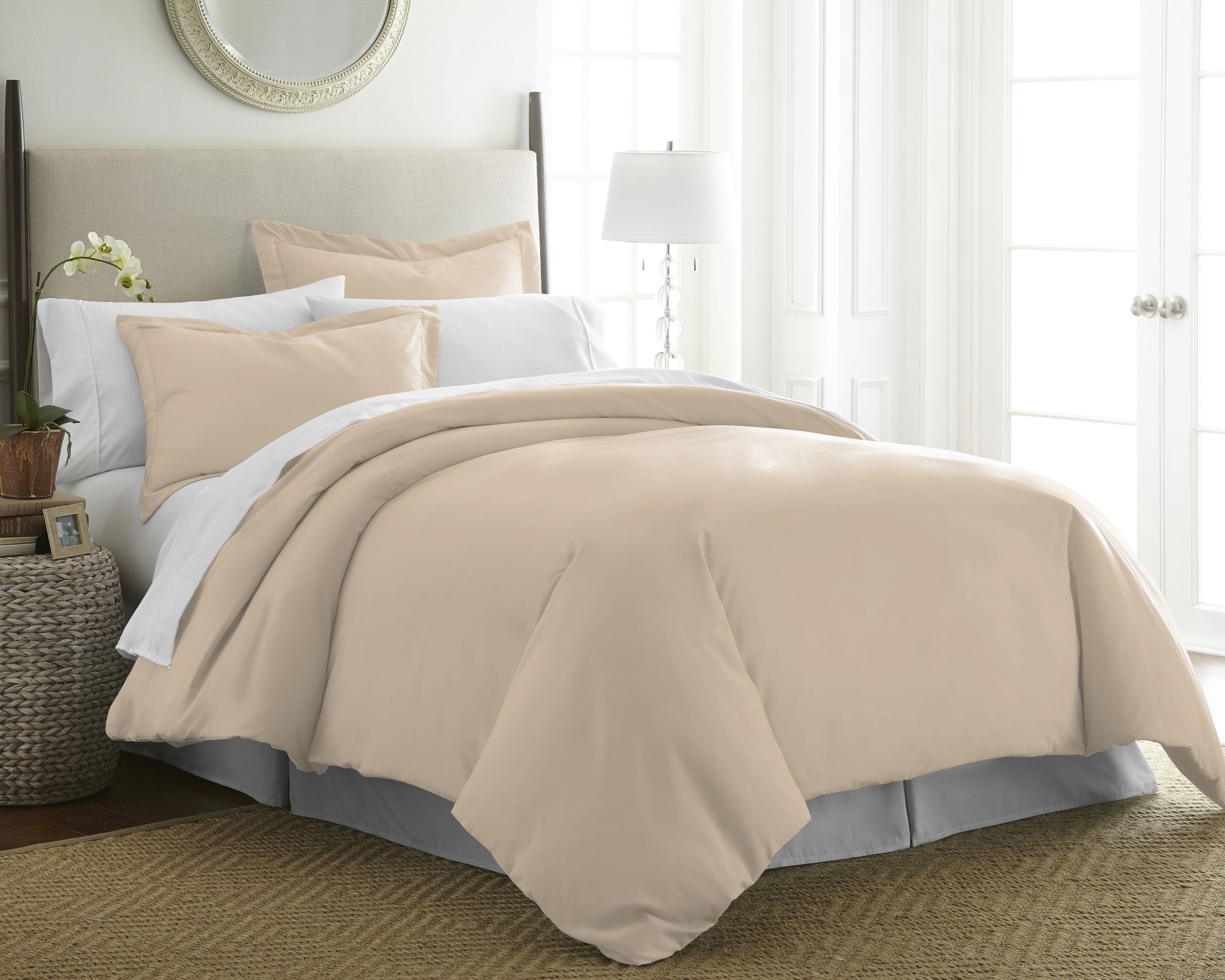  Pointehaven 525 Thread Count Solid Duvet Sets - White - Bonton