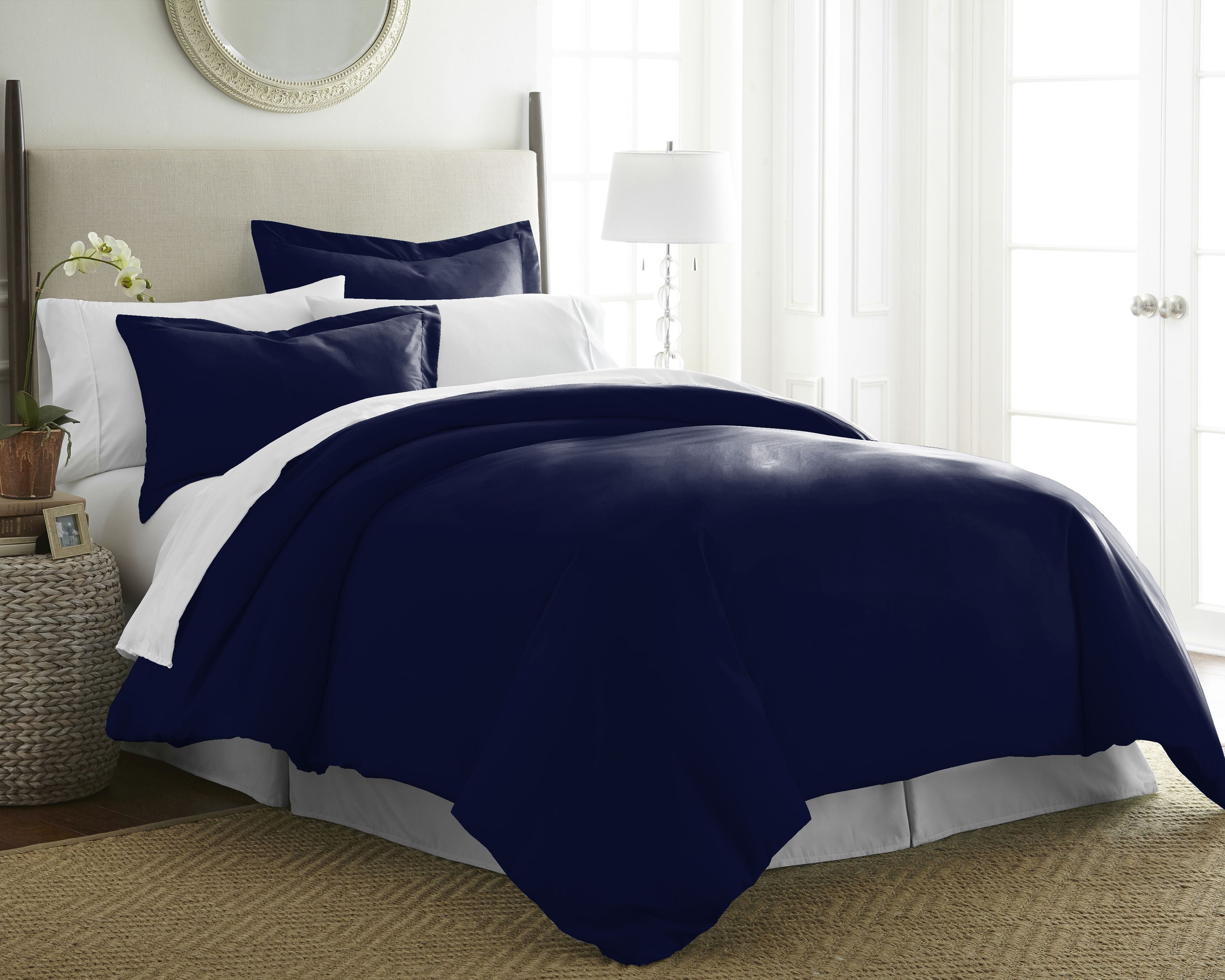  Pointehaven 525 Thread Count Solid Duvet Sets - Champagne - Bonton