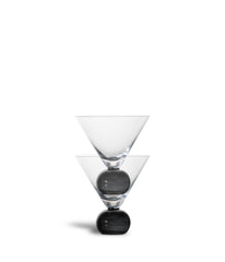 Byon By Widgeteer Spice Martini Glasses, Set of 2 Black