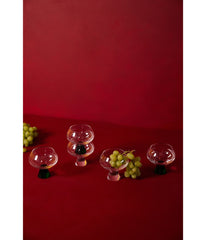 Byon By Widgeteer Indy Footed Dessert/Martini Glass, Set of 2 Clear