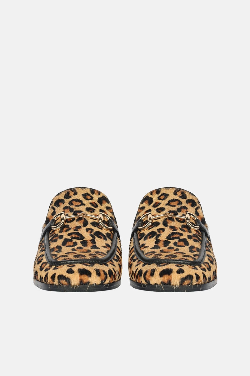  Saint G Savannah Calf - Heeled Mule - Leo - Bonton