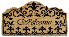 Welcome Fleur De Lis Doormat