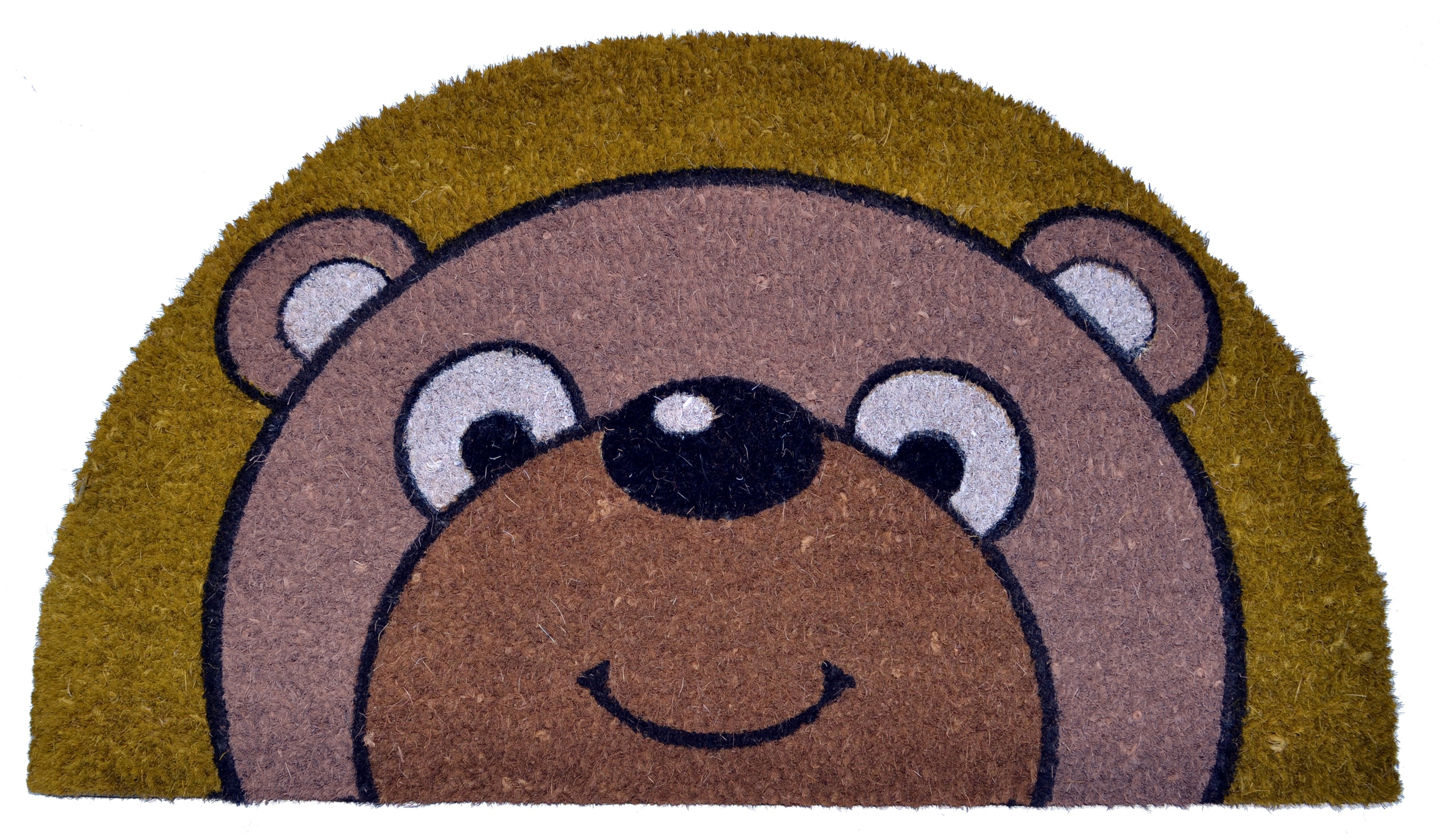  Imports Decor Half Round Bear Doormat - N/A - Bonton