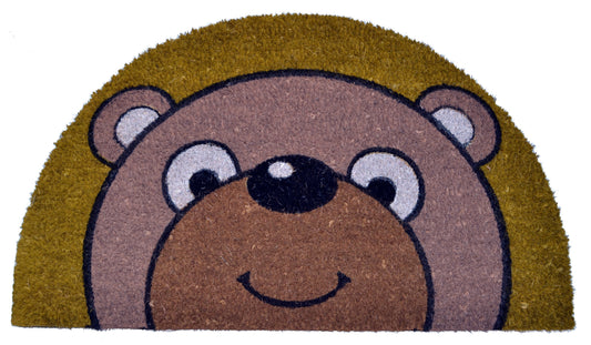 Half Round Bear Doormat