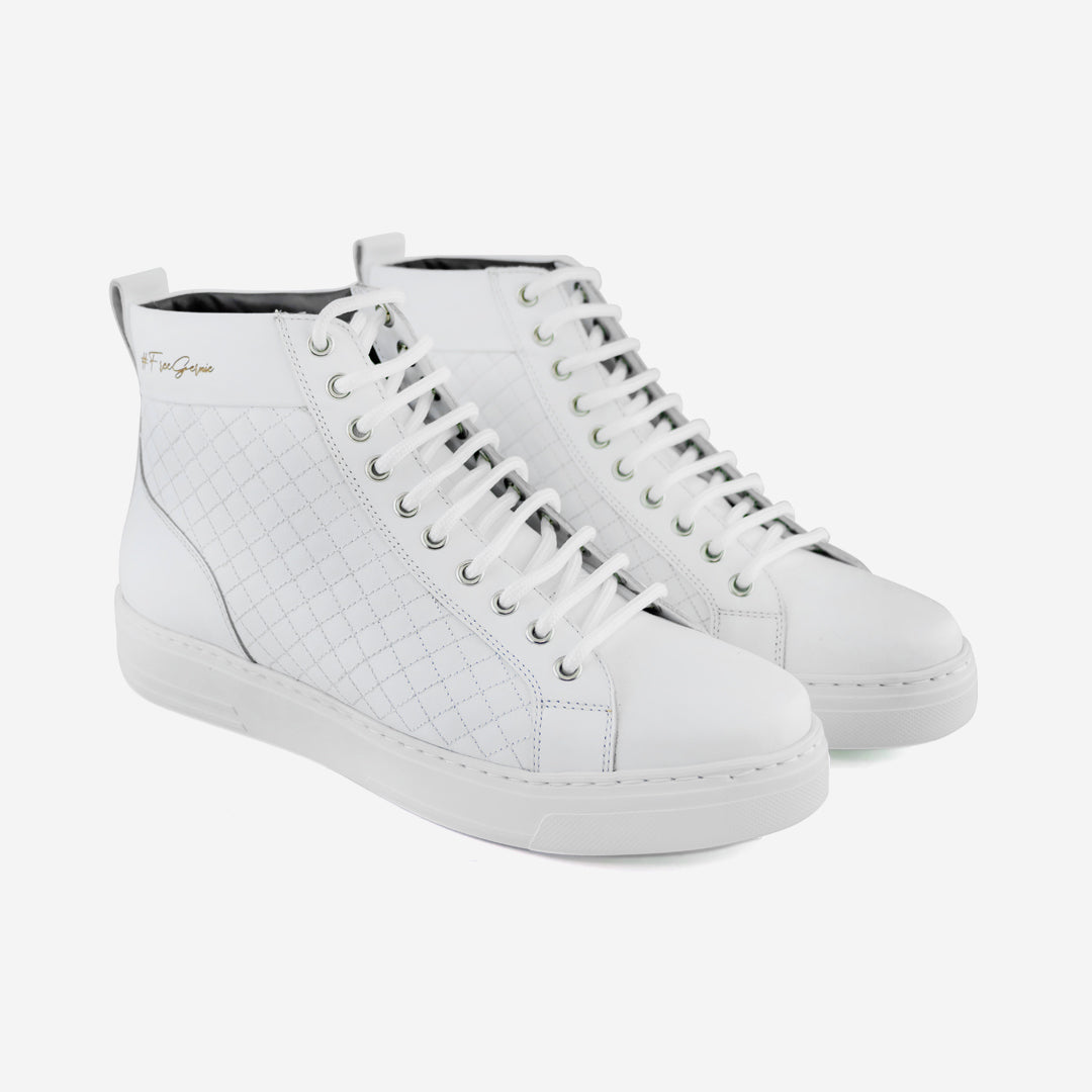  Gernie NYC 52's Quilted Napa High Top - Black - Bonton