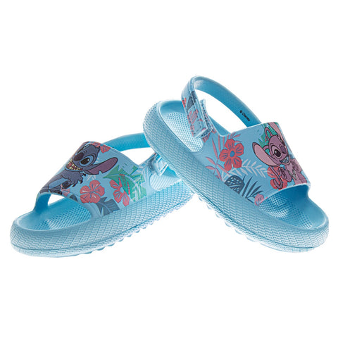 Disney Stitch and Angel Girls' Slip-on Slides (Toddler)