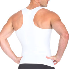 Insta Slim Racerback Tank With Front Panel Belt 1TRBB021