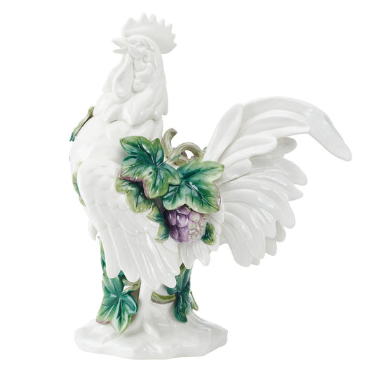 Sicily Green 19" Rooster Figurine