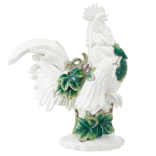 Sicily Green 19" Rooster Figurine