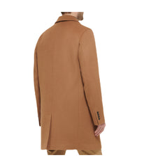 Mens Wool Coat Camel