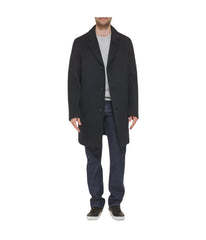 Mens Wool Coat Navy