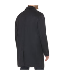 Mens Wool Coat Navy