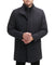 Mens Wool Melton Coat Charcoal