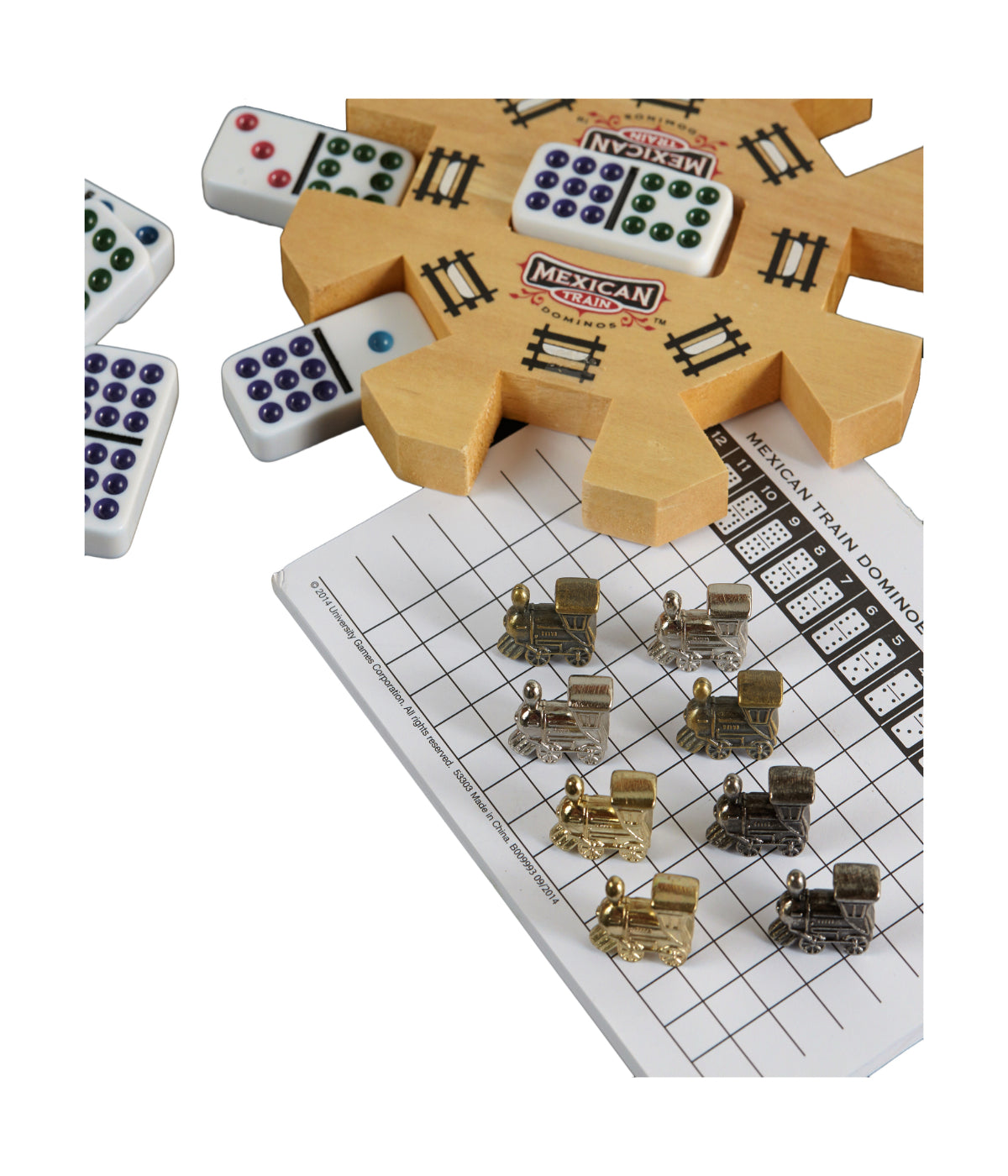  Mexican Train Dominoes Multi - Multi - Bonton