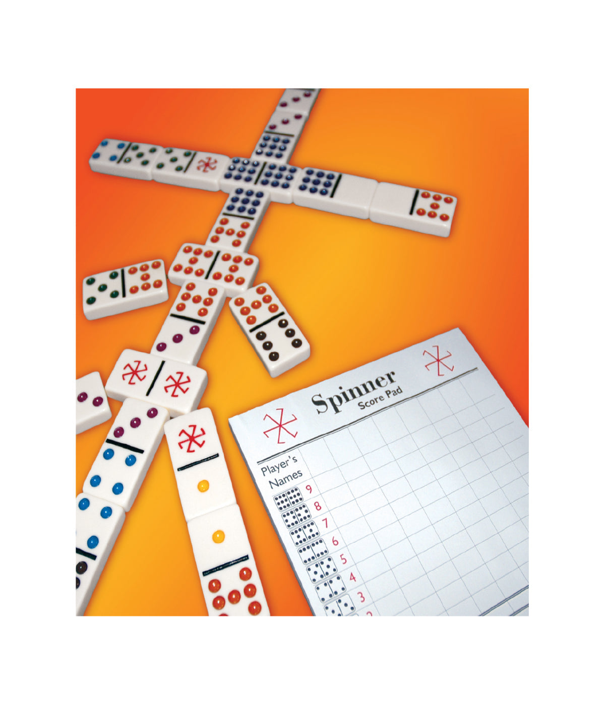  Spinner - The Game of Wild Dominoes! Multi - Multi - Bonton