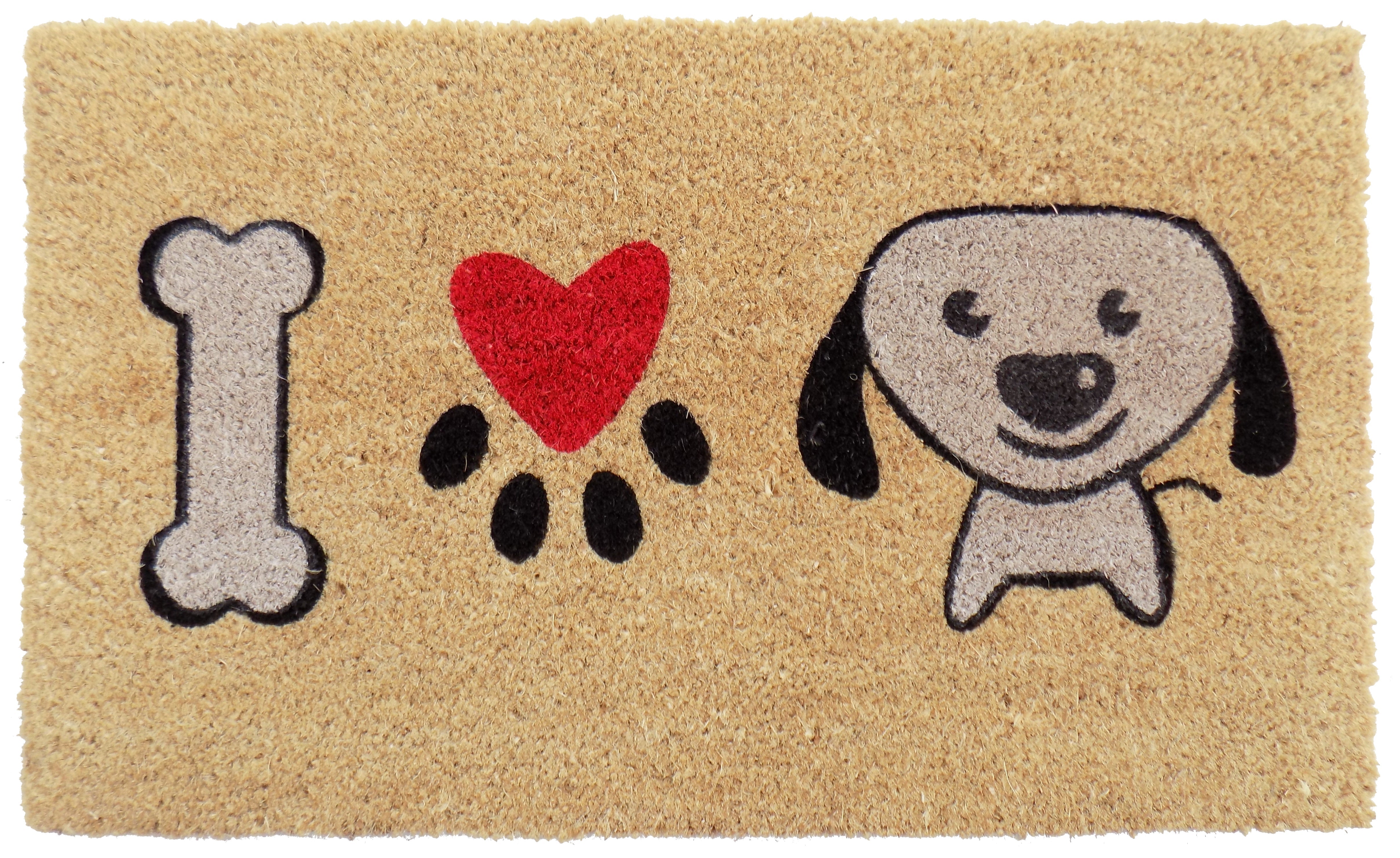  Imports Decor I Love Puppy Doormat - N/A - Bonton