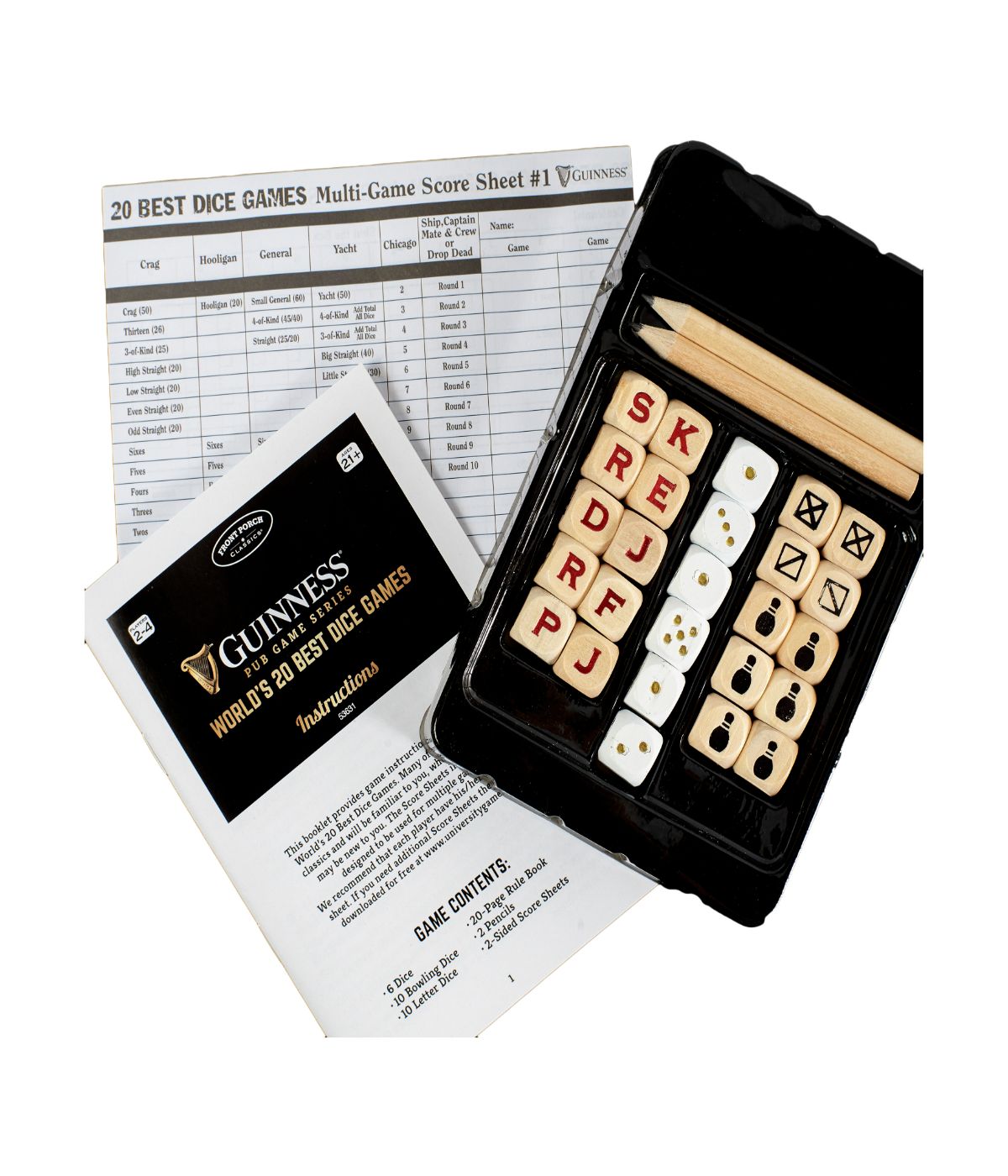  Guinness Pub Game Series - World's 20 Best Dice Games Multi - Multi - Bonton