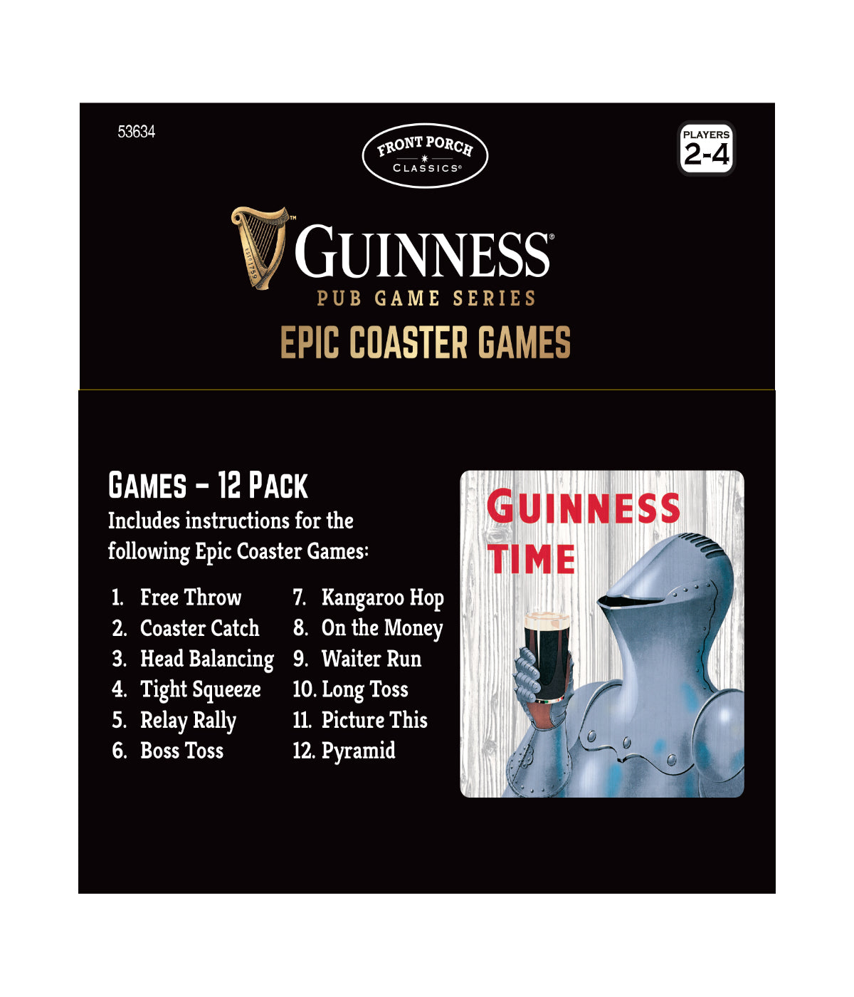  Guinness Pub Game Series - Epic Coaster Games Multi - Multi - Bonton