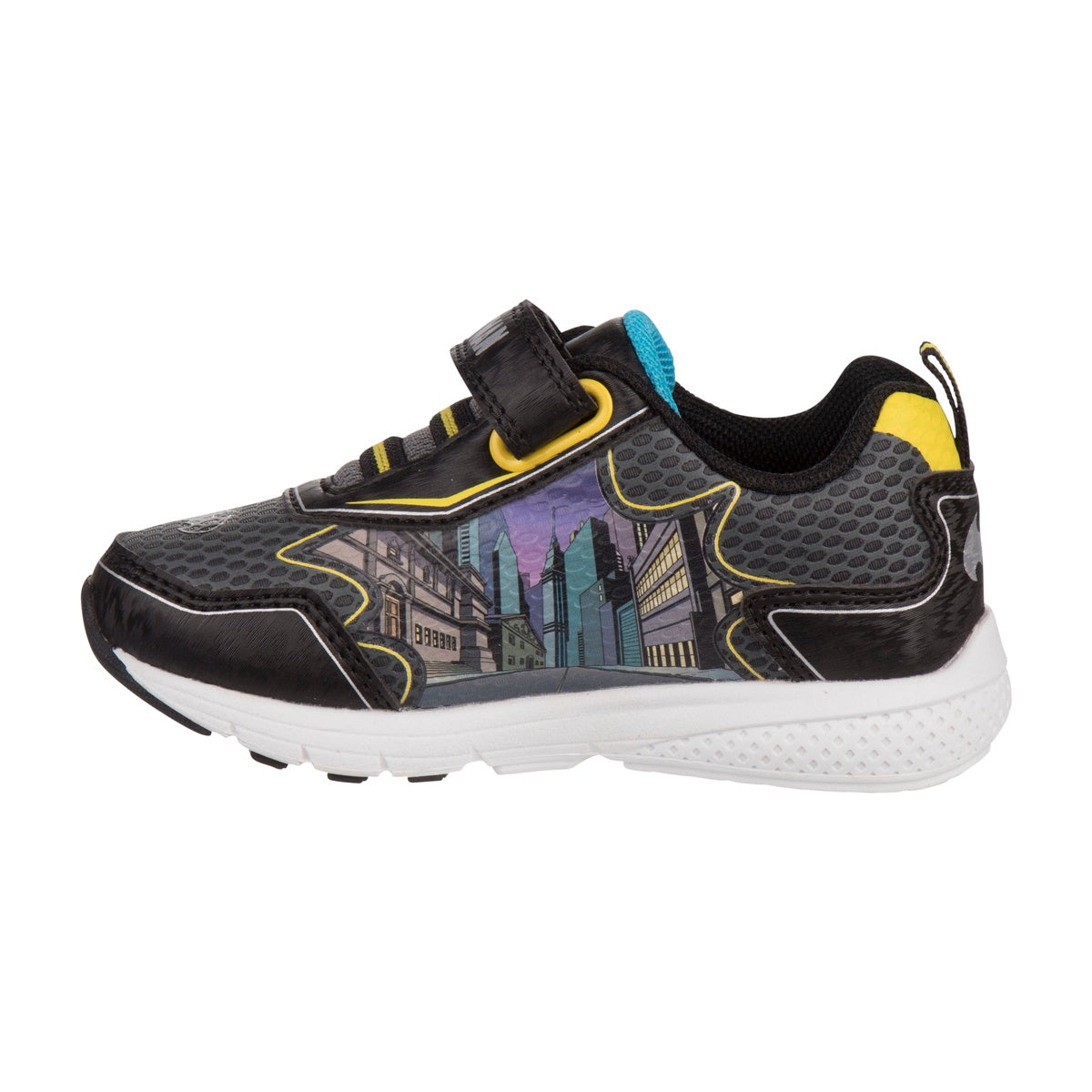  Josmo Josmo Boys Batman - Toddler Sneaker Superhero Comics Slip on Laceless Runner Breathable Sneakers Light Up Tennis (Size 6-12 Toddler) - 7 - Bonton