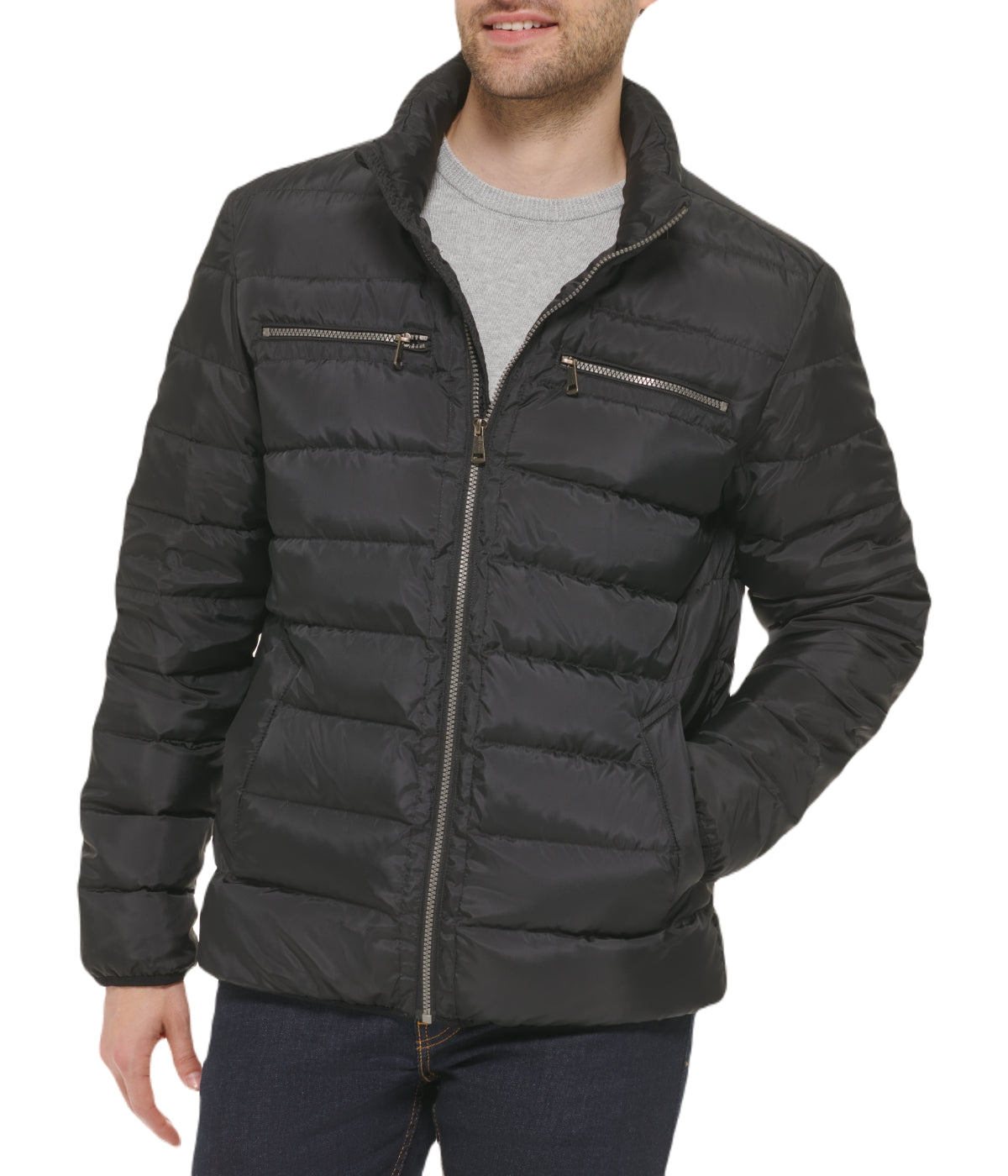 Mens Down Jacket Black