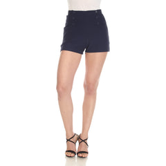 Tailored Front Button Shorts