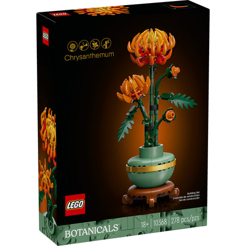 LEGO® Icons Chrysanthemum Flower Decor Building Set 10368