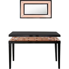 Gelenau Wall Mirror and Console Table