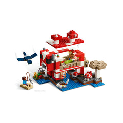 LEGO® Minecraft® the Mooshroom House Island Gamer Kit Toy for Kids 21270