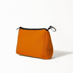 Burn Orange Set: Oversized Wristlet Pouch + Essential Pouch + Passport Wallet