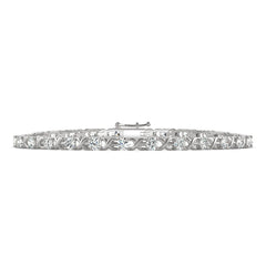 Charles & Colvard Moissanite XO Tennis Bracelet