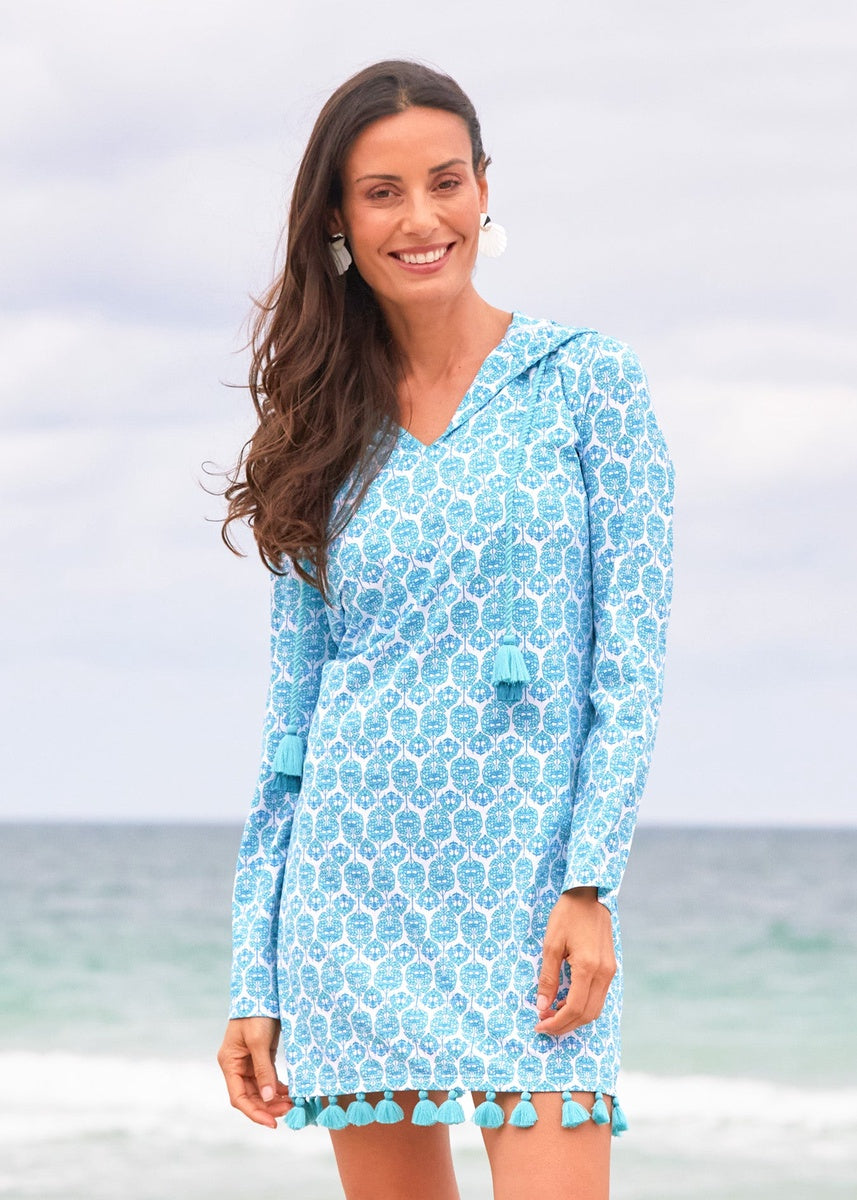  Cabana Life Rosemary Beach Hooded Cover Up - XS - Bonton