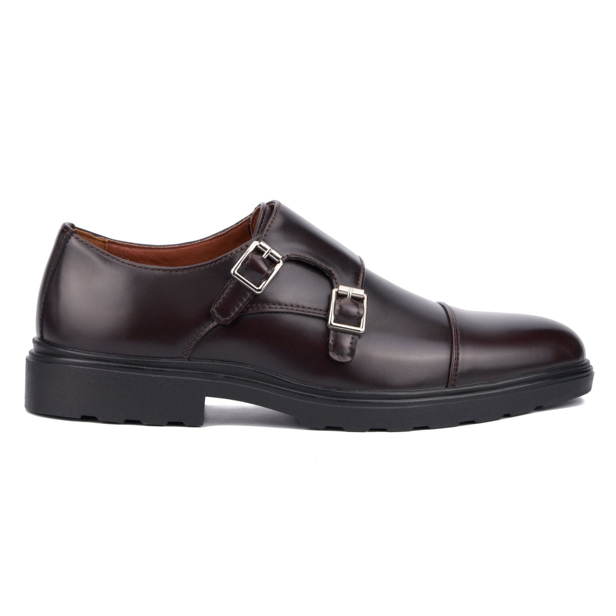  Xray Footwear Men's Gavin Monk Strap Dress Shoe - COFFEE BEAN - Bonton