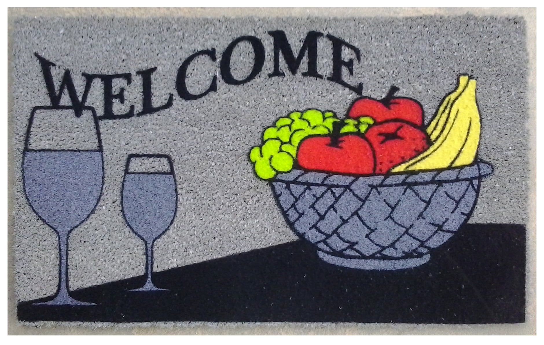  Imports Decor Welcome Wine Doormat - N/A - Bonton