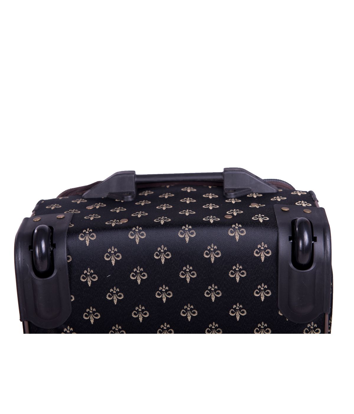  American Flyer Fleur De Lis 4-Piece Luggage Set - Black - Bonton