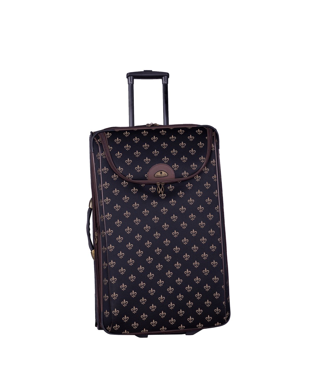  American Flyer Fleur De Lis 4-Piece Luggage Set - Black - Bonton